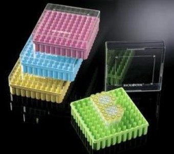 Caja Criogénica De Policarbonato 100 Tubos BIOLOGIX